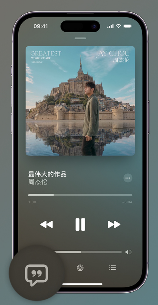 鸡泽iphone维修分享如何在iPhone上使用Apple Music全新唱歌功能 